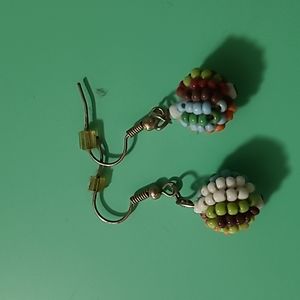Muiti Colored Beaded Earrings
